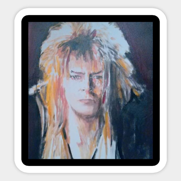 goblin king Sticker by Mike Nesloney Art